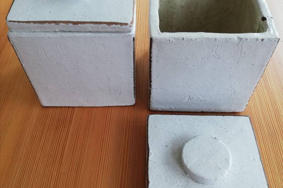 Tonbehälter handgefertigt - Bild 1