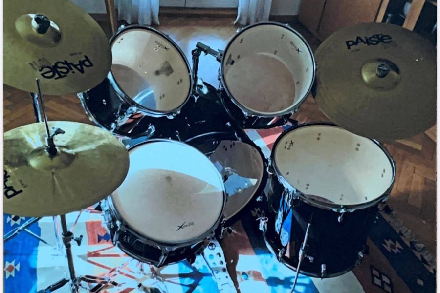 Basix Schlagzeug mit Paiste 101 Hi-Hats zu verkaufen – guter Zustand. - Bild 2