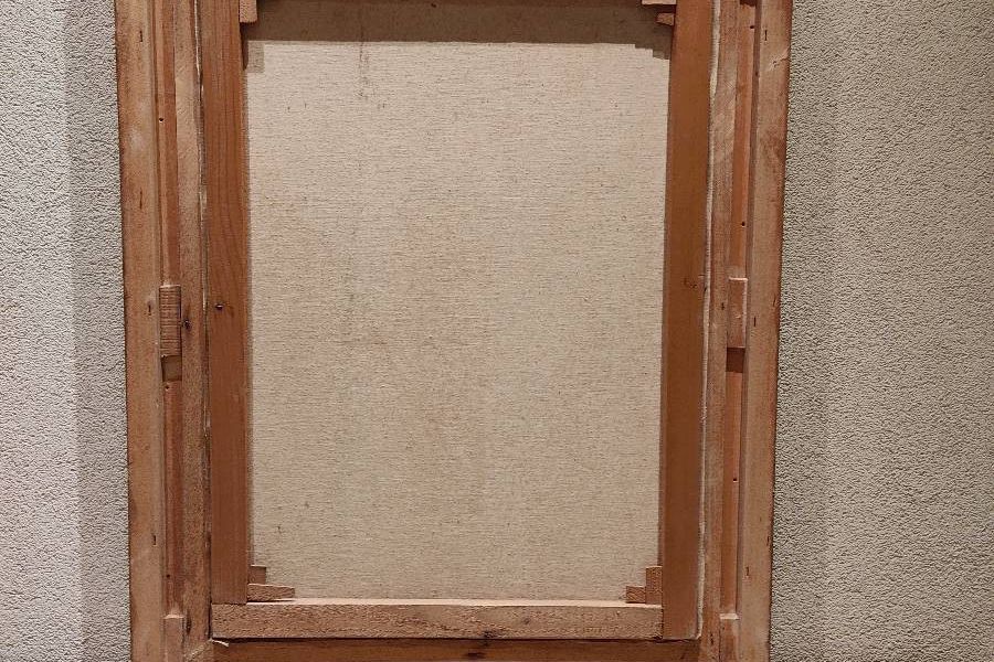 Antikes Ölgemälde auf Leinwand - Bild 2