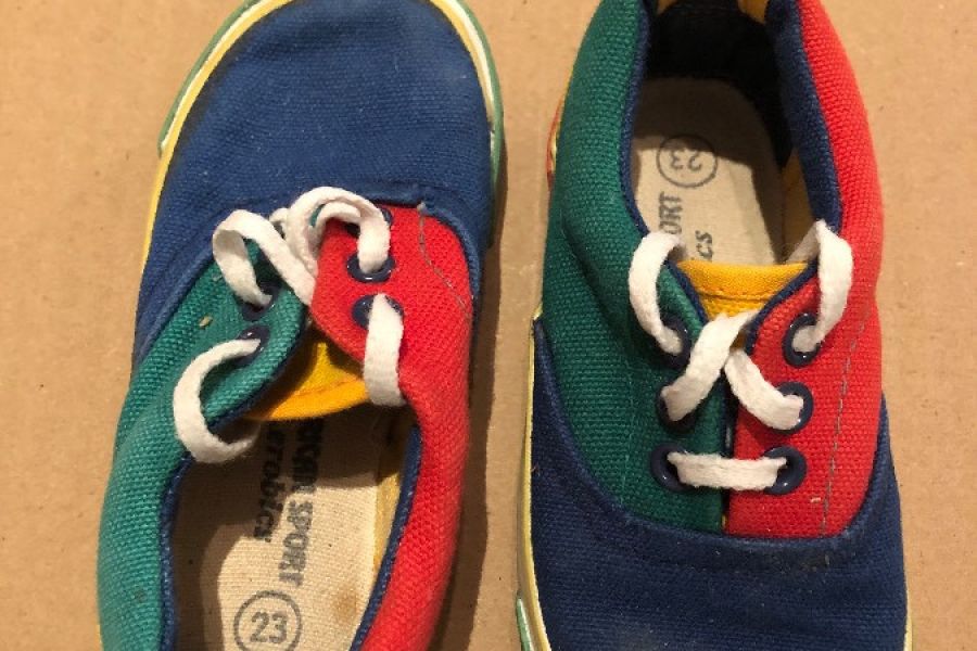 American Sports Aerobic“ Kinder Stoffschuhe Gr.23 Top Zustand - Bild 1