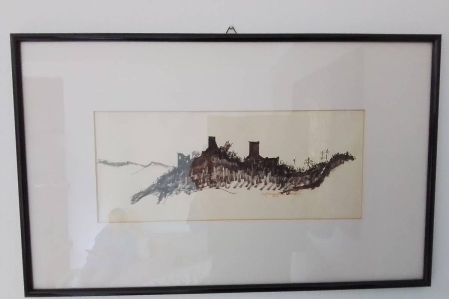 Kohlezeichnung vom Schloss Sigmundskron - Bild 4