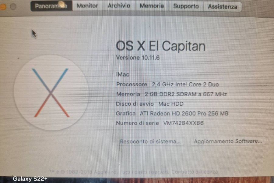Apple iMac 20 Zoll Vintage – OS X El Capitan – Intel Core 2 Duo - Bild 1