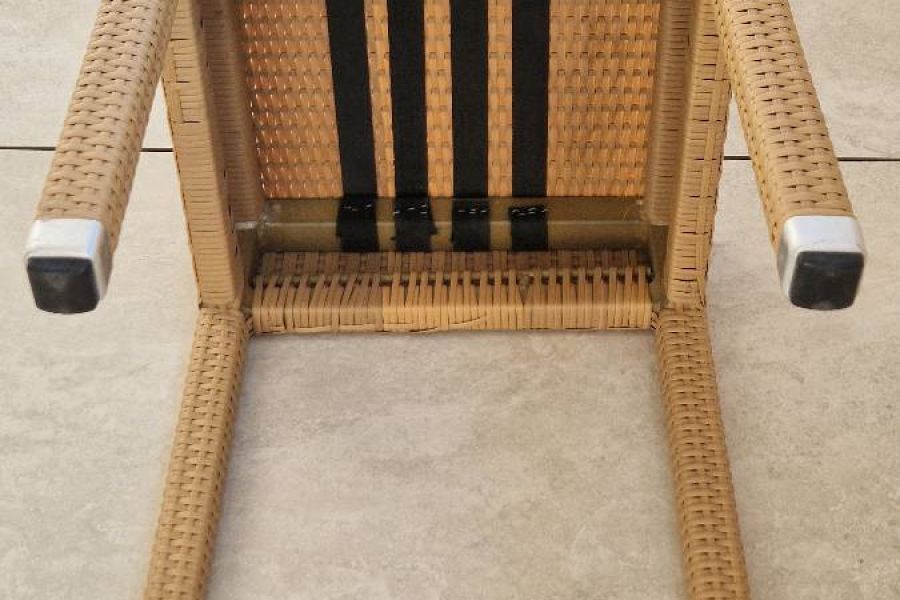 Hocker in Rattan - Bild 4