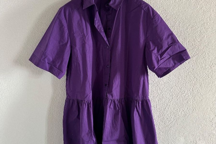 Patrizia Pepe Kleid violett IT 44 / DE 38 100% Baumwolle - Bild 2