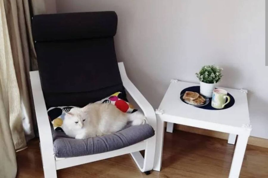 Ikea Beistell Tisch Modell LACK in Farbe weiss - Bild 4