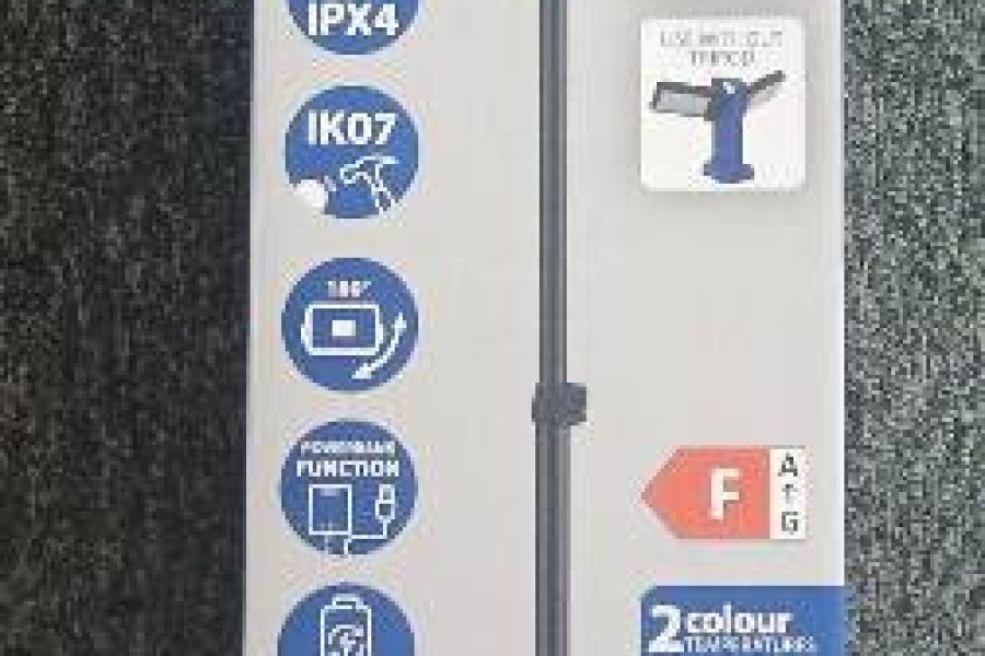 HAWE Hybrid Arbeitsstrahler mit Stativ 11500 LUMEN - Bild 1