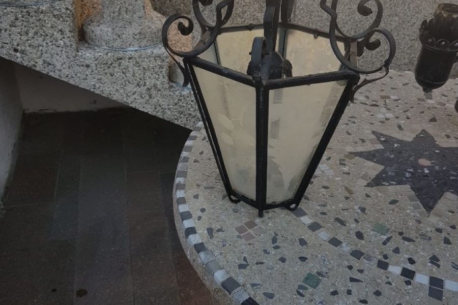 Vintage Hängelaterne / Laternenlampe - Bild 1