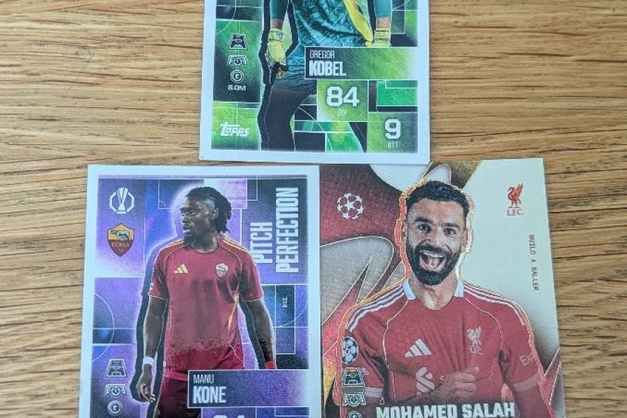 Match Attax extra Nummer 28,38,52,54,201,214 und build a baller 6 - Bild 1