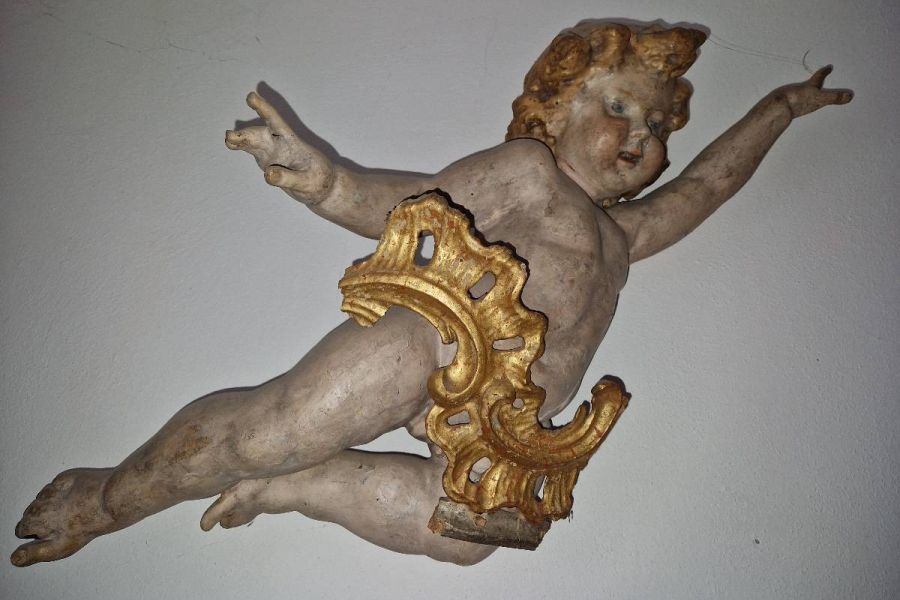 Gut erhaltener grosser Barockengel - Bild 1