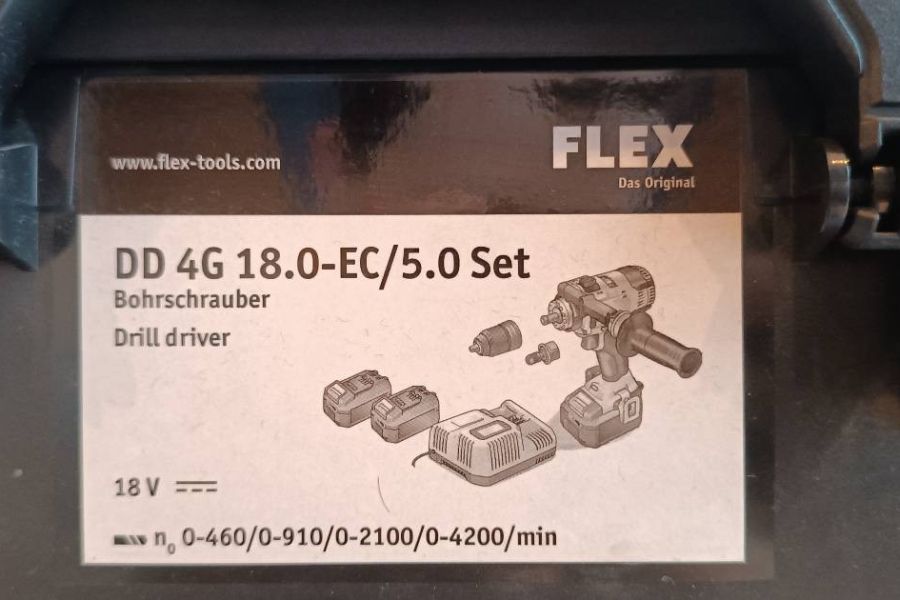 Akku - Bohrschrauber Flex DD 4G 18.0-EC/5.0 Set - Bild 4