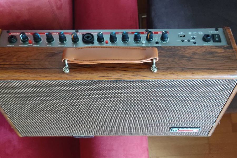 Gretsch halbakustische Gitarre mit Ampli (Akku) - Bild 5