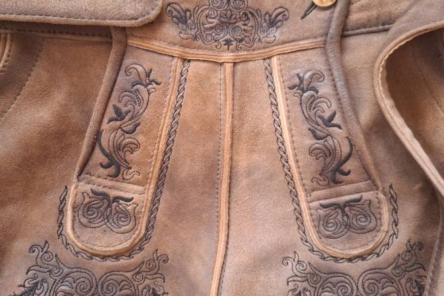 Herren Lederhose Gr. 58 inkl. Gürtel – wie neu, nur 1× getragen - Bild 3