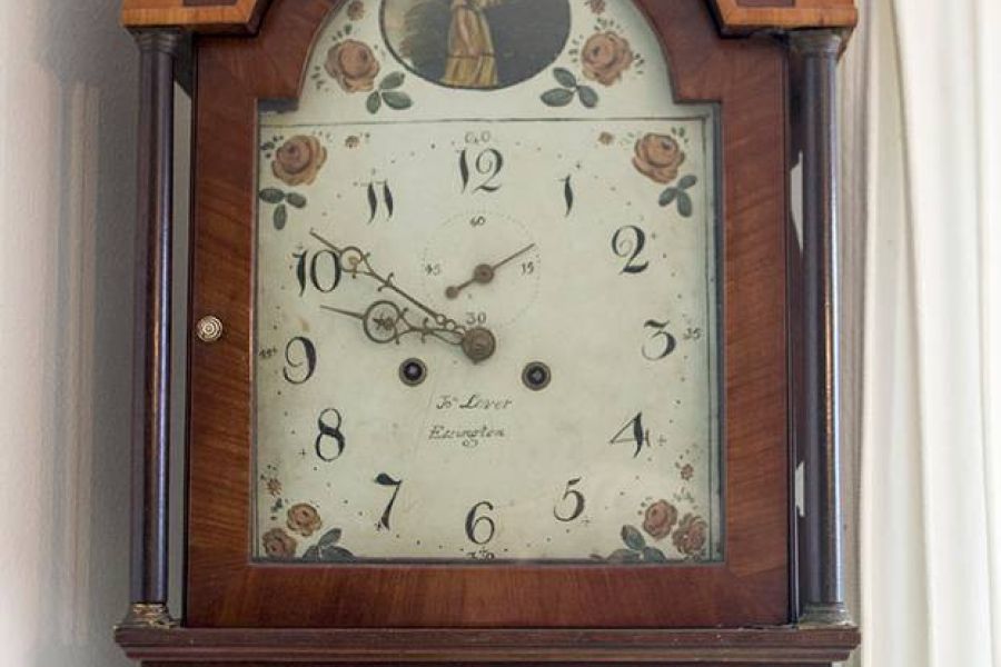 Antike englische Standuhr aus Mahagoni (1820) - Bild 2