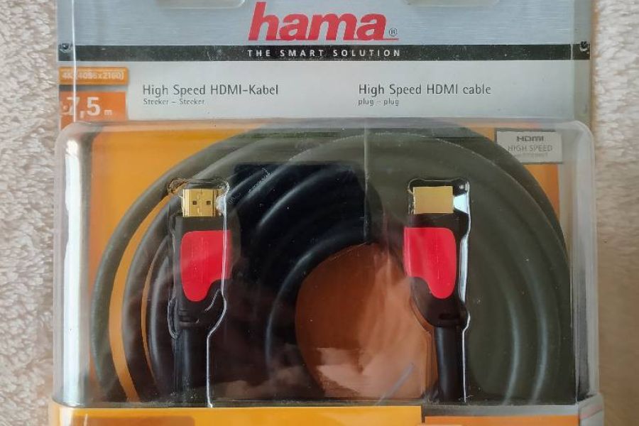 HDMI Kabel NEU 7,5 m - HAMA - Bild 1